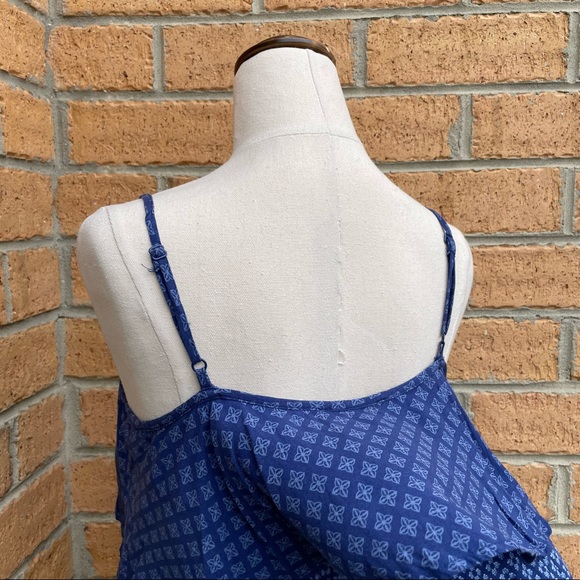 JUST JEANS Crop Layered Singlet Purple Size 12 Casual Beach Summer Party - Picture 5 of 7